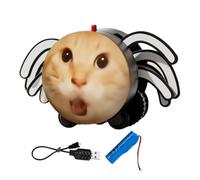 Juguete eléctrico de araña, juguete eléctrico de araña que gatea, dispositivo automático interactivo en movimiento para mascotas, gatitos, hogar, cumpleaños, Navidad, al aire libre