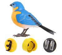 Juguete eléctrico for pájaros Que cantan y cantan, Juguete Interactivo, pájaros activados por Movimiento y Sonido, Robot con Pilas for Regalos de niños, Juguetes for niños(D)