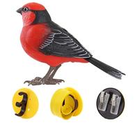 Juguete eléctrico for pájaros Que cantan y cantan, Juguete Interactivo, pájaros activados por Movimiento y Sonido, Robot con Pilas for Regalos de niños, Juguetes for niños(E)