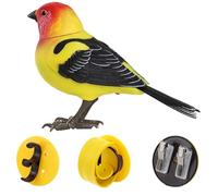Juguete eléctrico for pájaros Que cantan y cantan, Juguete Interactivo, pájaros activados por Movimiento y Sonido, Robot con Pilas for Regalos de niños, Juguetes for niños(B)