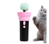 Juguete eléctrico interactivo para gatos, dispositivo de juego automático, juguete de movimiento inteligente con construcción de ABS, simulador atractivo para gatos de interior, juguetes modernos para