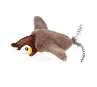 Juguete eléctrico para gatos - Juguete interactivo para pájaros voladores, palo de juguete realista de movimiento de gorrión | Juguete de ejercicio para mascotas recargable por USB, juguete de