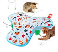Juguete eléctrico para gatos, juguete oculto interactivo con sistema de movimiento automático, zona de relajación para gatos interiores, juguete activo inteligente para mascotas para el hogar