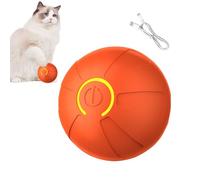 Juguete eléctrico para Mascotas - Bola rodante automática Inteligente | Bola rodante Activa Resistente a la masticación, Bola de Caza Que rebota Recargable con luz para Mascotas pequeñas/Medianas