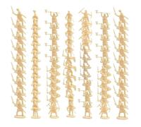 Juguete en miniatura de soldado, figuras del ejército antiguo, figuras de pose variadas con 100 unidades, juguetes de acción con material resistente, kit de aprendizaje, juego de juguetes para decorac