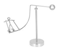 Juguete Equilibrio de Metal, Adorno para Escritorio, 4.8 x 13.5 x 17cm - Alivio de Estrés, Movimiento Pendular, Ideal para Oficina y Hogar