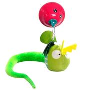 Juguete estimulante para gatos, peluche interactivo con ruido para despertar felino | Peluche interactivo con gorjeo activado por tocar accesorios para gatitos para juego de interior y ejercicio