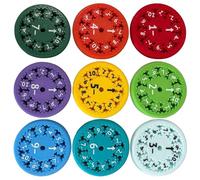 Juguete Fidget De Matemáticas,Set De 9 Piezas De Gadgets Sensoriales,Spinner Matemático Anti-Estrés para Niños - para Escuela Casa Oficina Regalo