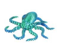 Juguete Fidget Pulpo Impreso en , Fidget Pulpo Impreso en - Juguete para animales articulado con articulaciones móviles | Figura de acción colorida creativa de bricolaje, adorno de pulpo del mar pro