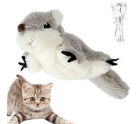 Juguete Flying Bird Cat - Toy de simulación automática, provocación de dispositivos de hierba gatera | Motaje realista para pequeños gatos grandes grandes ejercicios de entretenimiento de tiempo de ju