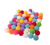 Juguete for gatos Juguete interactivo divertido Pelota de peluche Lanza una pelota que rebota silenciosamente for provocar al gato Mini juguete creativo for disparar Suministros for mascotas(50 3cm ba