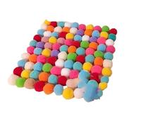 Juguete for gatos Juguete interactivo divertido Pelota de peluche Lanza una pelota que rebota silenciosamente for provocar al gato Mini juguete creativo for disparar Suministros for mascotas(100 3cm b