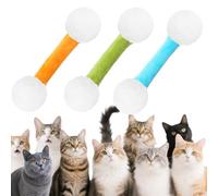 Juguete for Gatos Q-Tip, Bastoncillos Grandes for Gatos, Bastoncillos Gigantes for Gatos, Bastoncillos Algodón for Gatos Interior, Juguetes for La Dentición Gatitos, Divertidos Interactivos(3PCS-#D)