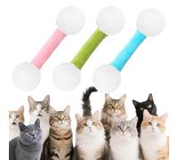 Juguete for Gatos Q-Tip, Bastoncillos Grandes for Gatos, Bastoncillos Gigantes for Gatos, Bastoncillos Algodón for Gatos Interior, Juguetes for La Dentición Gatitos, Divertidos Interactivos(3PCS-#C)