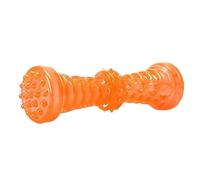 Juguete for mascotas resistente a mordeduras, hueso for cepillo de dientes, juguete resistente for perros, juguete interactivo for cachorros, hueso de goma for masticar for cachorros.(Orange-large)