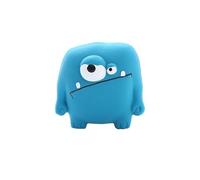 Juguete for masticar for perros, pelota chirriante for mascotas, juguete for el cuidado de los dientes, monstruo de ojos grandes de dibujos animados, látex de goma, suministros interactivos de entrena