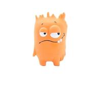 Juguete for masticar for perros, pelota chirriante for mascotas, juguete for el cuidado de los dientes, monstruo de ojos grandes de dibujos animados, látex de goma, suministros interactivos de entrena