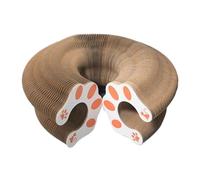 Juguete Gato De Cartón - Juguete De Madera Para Rasgar Gato | Juguete De Acordeón Para Con Balón Y Pista | Cuidado De Garras Interactivos | Juego De Ejercicio Mental Para A