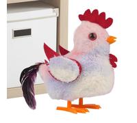 Juguete genérico de gallo que camina, juguete interactivo con cantos y movimientos realistas, juguete educativo e interactivo para niñas y niños