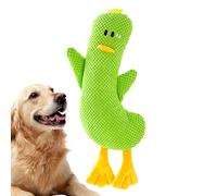 Juguete genérico de pato para perro | Peluche squeaky interactivo para perros y cachorros - Muñequera interactiva para juego en interiores exteriores y viajes