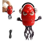 Juguete genérico de pulpo dante,Sensor automático de obstáculos - Juguete musical recargable con luz para niños, cumpleaños, Navidad, juego de rutas de baile