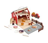 Juguete genérico granja de madera - Caja de formas de establo animal, juego de clasificación apilamiento | Material educativo Despertar Aprendizaje Motricidad Fina para Bebé Niños Niñas Regalo
