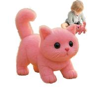 Juguete genérico para gatos para - Compañero de animales de peluche eléctrico, interactivo lindo para mascotas, suave | Regalo de confort para la oficina en casa f