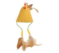 Juguete genérico para peluches, juguetes de peluche, Catnip Filled Soft Interactive Training Aid Teething Relief Bell Included Lightweight Design, Kitten Supplies for Pets, 3,54 x 11,81 pulgadas