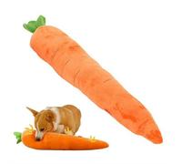 Juguete gigante de zanahoria para perros de 29.5 pulgadas, juguete grande de felpa chirriante para perros de raza pequeña y media, juguetes para perros para masticadores agresivos, juguete masticable
