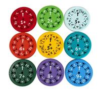 Juguete Giratorio de Dedo con Números, Educativo y Antiestrés, Material Plástico, Diámetro 5,5 cm - Aprendizaje Dinámico y Portátil, Ideal para Niños y Adultos (Suma y resta)