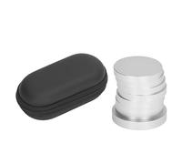 Juguete Giratorio en Forma de S de apilamiento Irregular, Especie de aleación de Aluminio, Escritorio, TDAH, ansiedad, Alivio del estrés, Juguete Giratorio para oficinista, 1,3 x (Plata)