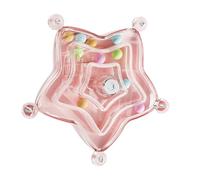 Juguete giratorio giratorio para pájaros con cuentas rodantes, rotadores de polipropileno de durabilidad para fomentar comportamientos naturales, aliviar el aburrimiento, juguete giratorio