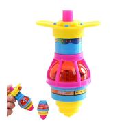 Juguete giratorio Gyro, peonzas para niños, juguete giroscopio LED iluminado para niños, Trompos coloridos para mejorar las habilidades motoras finas, juguete lindo de la agitada con mango para regalo