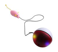 Juguete giratorio para gatos | Juego con sensor inteligente de movimiento automático - Pelota automática para gatos, para mascotas, , cachorros, casa, interior, exterior, cumpleaños, terreno