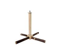 Juguete Giratorio Para Perchas Para Pájaros, Rueda De Ejercicio De Madera De 9.1 X 9.1 X 7.1 In, Perchas Giratorias Para Cacatúas, Juguetes Interactivos Para Pájaros, Loros, Pequeños Agapornis, Jaula