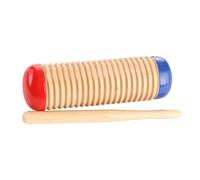 Juguete Guiro | Lecciones de percusión temprana - Rhythm Toy Pine Educational Training Musical Block Raspel con raspadores garantiza su practicidad y durabilidad.