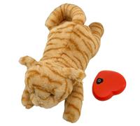 Juguete Heartbeat - Peluche de 14 pulgadas | Mascota de algodón - Juguete de simulación reconfortante con máquina de latidos del corazón integrada, calmante para perros y gatos, mejora la seguridad