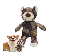 Juguete indestructible y robusto para perros, juguetes chirriantes masticadores pesados, peluche irrompible, amigo eterno para perros