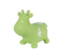 Hoppimals Tootiny, Juguete Hinchable para Saltar y Jugar para Niños Mayores de 1 año, Vaca Verde, Bomba Incluida en Nuestra Caja Regalo. Juguete Duradero Incentivar y Ayudar a Andar.