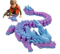 -Juguete inquieto de dragón impreso, juguete de dragón impreso | Impresión de juguete de dragón - Juguete inquieto de dragón, dragón móvil flexible, articulaciones flexibles, decoración del hogar