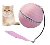 Juguete interactivo Cat Ball Toy, recargable autorolling Cat Toy, 2,6 x 2,6 in Engaging, Funny Automatic Pet for Small to Large Breed Cats, Keeps Animal Active and Entertained