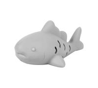 Juguete interactivo de alimentación lenta para gatos, forma de pez, dispensador de dentición de silicona duradera, juego de rompecabezas para interiores Rkz497 (gris, 12 x 7 cm)