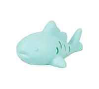 Juguete interactivo de alimentación lenta para gatos, forma de pez, dispensador de dentición de silicona duradera, juego de rompecabezas para interiores Rkz497 (azul, 12 x 7 cm)