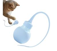 Juguete Interactivo de Cola de Gato, Cola eléctrica para Gatos domésticos | Juguete de Cola eléctrico automático para Gatos | Teaser de Silicona para pene para diversión en Interiores y Exteriores