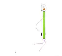 Juguete interactivo de cuerda voladora para gatos, ajustable, plegable, dispositivo de entretenimiento para mascotas con activación táctil, modo de espera inteligente y respaldo fuerte para