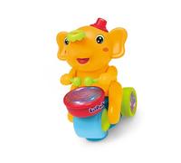 Juguete interactivo de elefante que camina para niños, promueve la actividad física y el desarrollo sensorial de habilidades motoras finas, música, música para caminar, batería