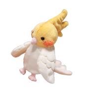 Juguete interactivo de marionetas de mano de loros de felpa para niños pequeños, juego de rol imaginativo, narración de historias, educación y diversión familiar, juguete de marioneta de mano cómodo