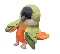 Juguete interactivo de marionetas de mano de loros de felpa para niños pequeños, juego de rol imaginativo, narración de historias, educación y diversión familiar, juguete de marioneta de mano cómodo