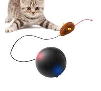 Juguete interactivo de pelota para gatos, juego de detección inteligente de 3.15 pulgadas, bola autónoma para mascotas, cachorros, interiores, exteriores, suelo en casa, diario, cumpleaños y juego de