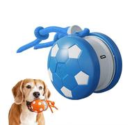 Juguete interactivo de pelota para perros, bolas rodantes automáticas activadas por tacto para perros pequeños a medianos, bola malvada autogiratoria chirriante para aliviar el aburrimiento y
